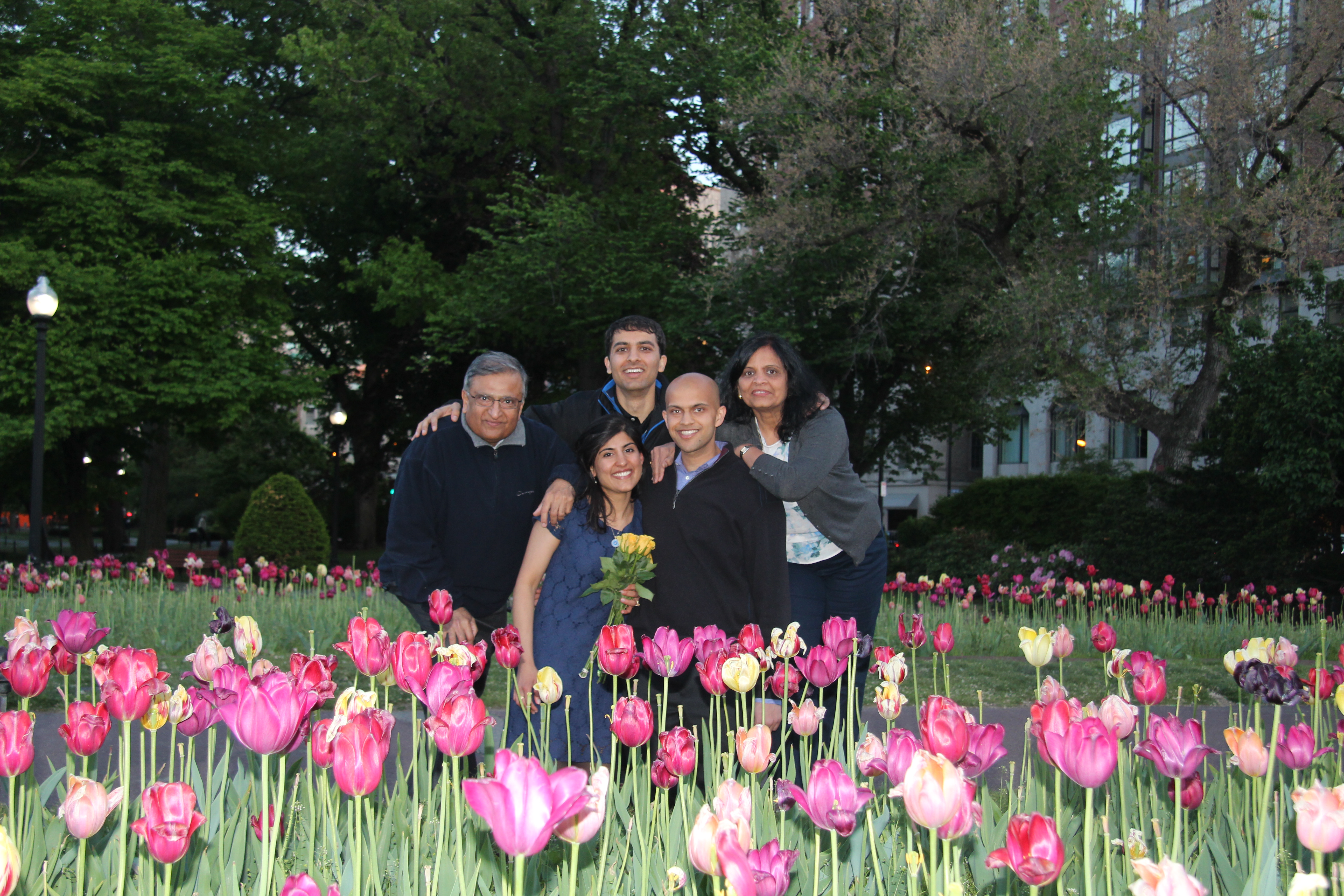 Anjali with family