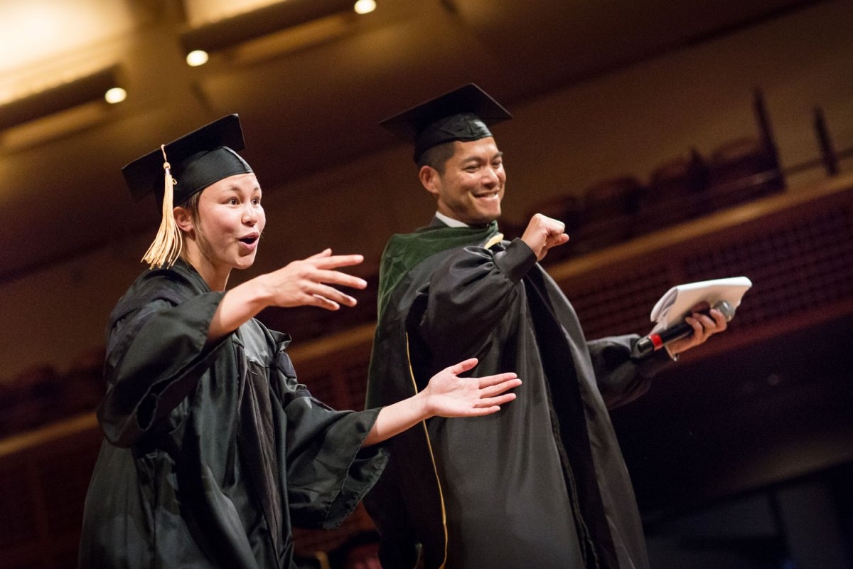 Peter Chin Hong at commencement