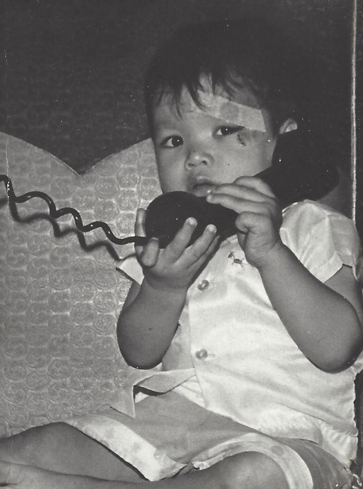 Peter Chin Hong as a young boy